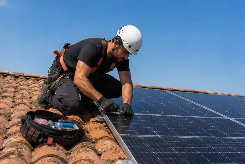 Maintenance et monitoring de panneaux solaires à Rieux-Minervois